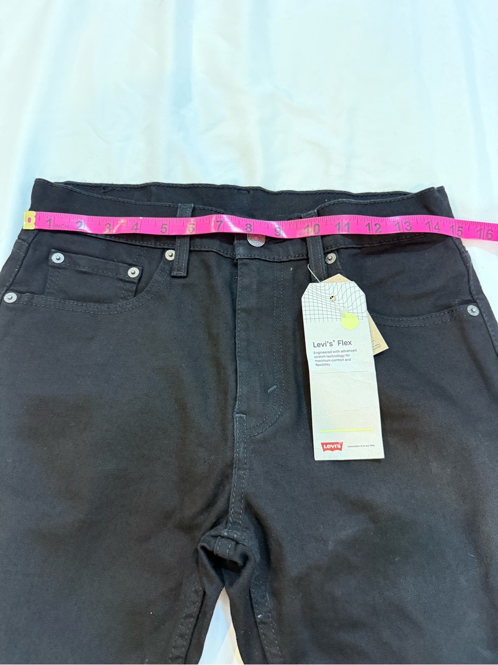 Levi’s 502 Taper Men’s Jeans | Black | 29x30 | New With Tags - Picture 6 of 16